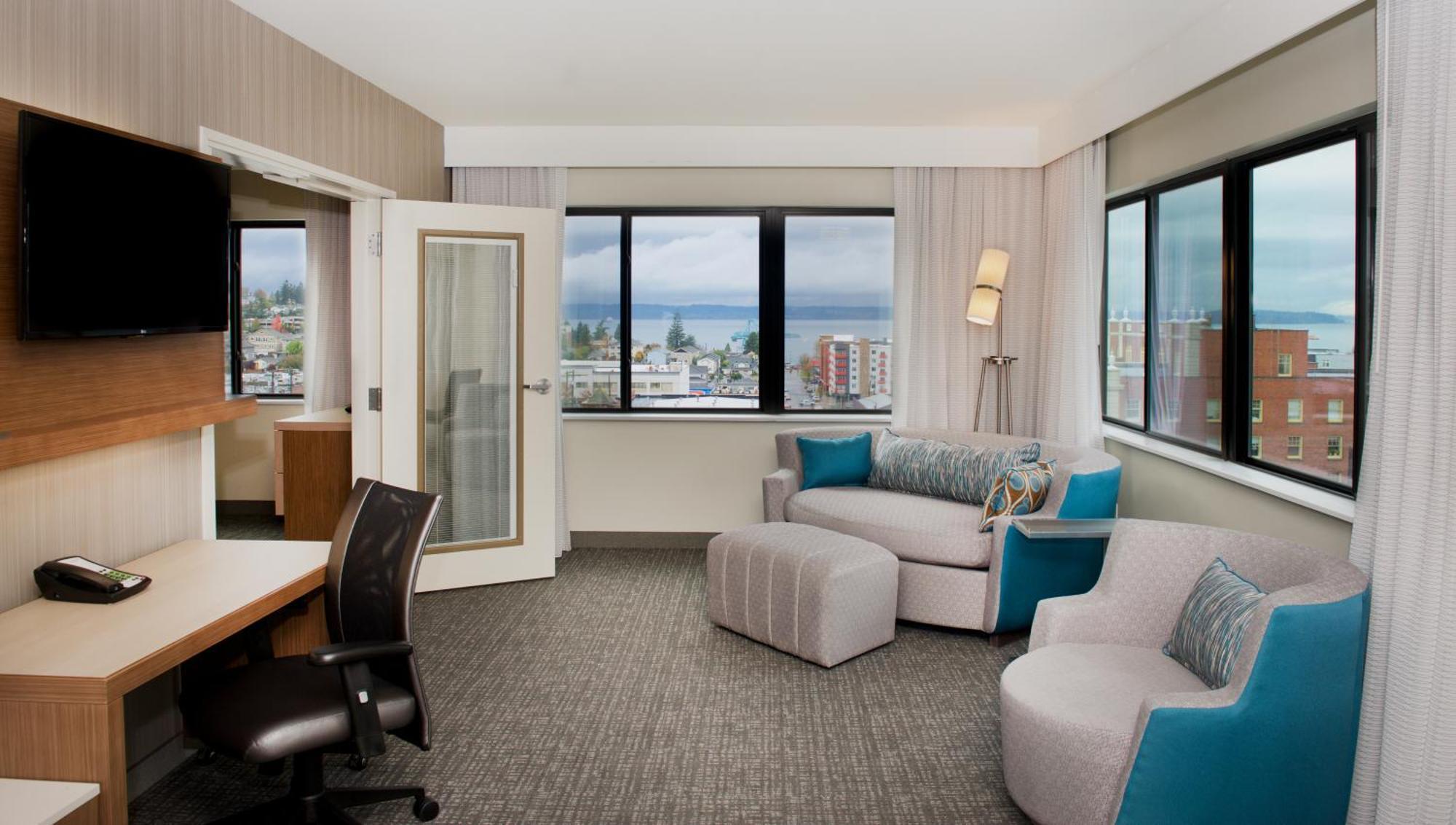 Courtyard By Marriott Seattle Everett Downtown Exterior foto