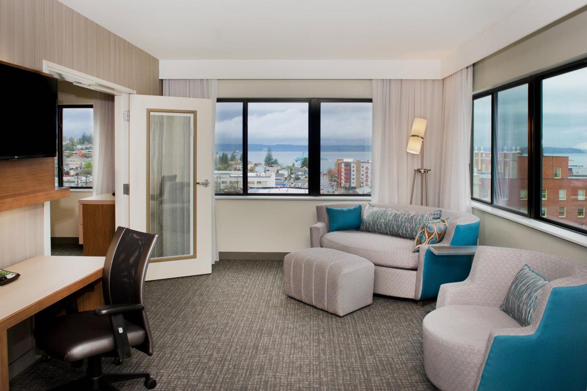 Courtyard By Marriott Seattle Everett Downtown Exterior foto