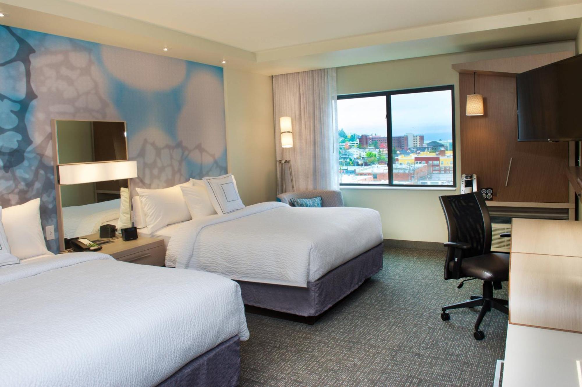 Courtyard By Marriott Seattle Everett Downtown Exterior foto