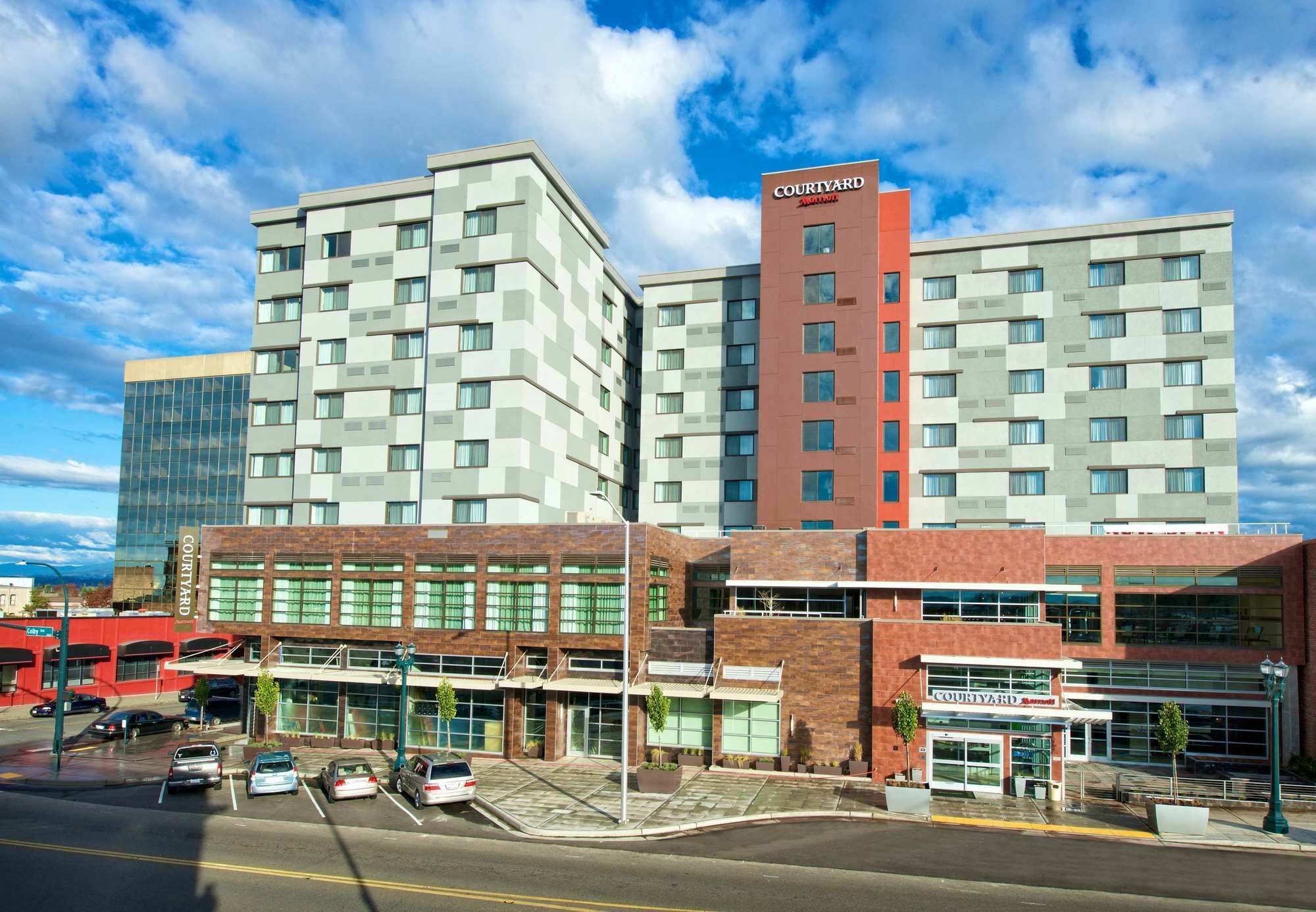 Courtyard By Marriott Seattle Everett Downtown Exterior foto